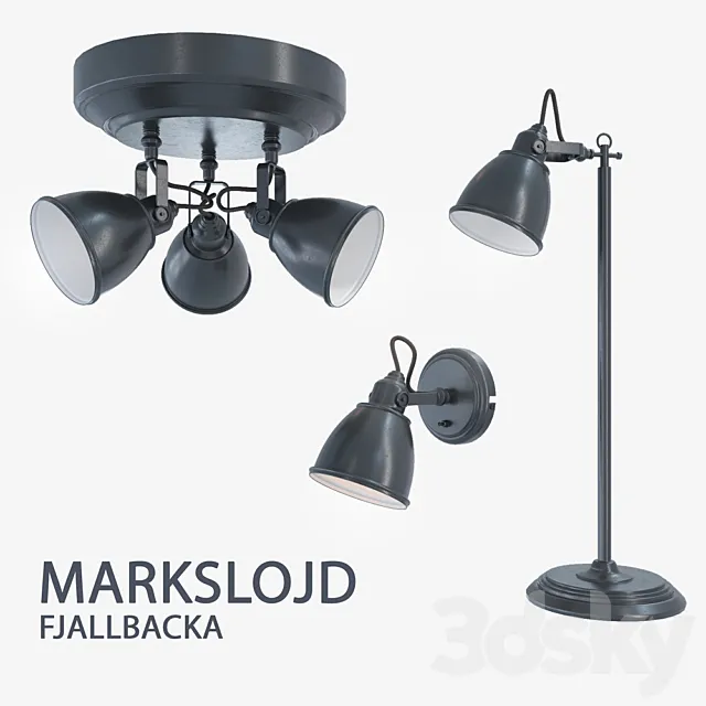 Chandelier. wall lamp. lamp Markslojd FJALLBACKA 3DSMax File