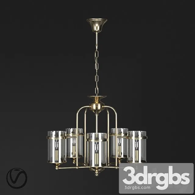 Chandelier With 5 Lamps By Terandpet 3dsmax Download