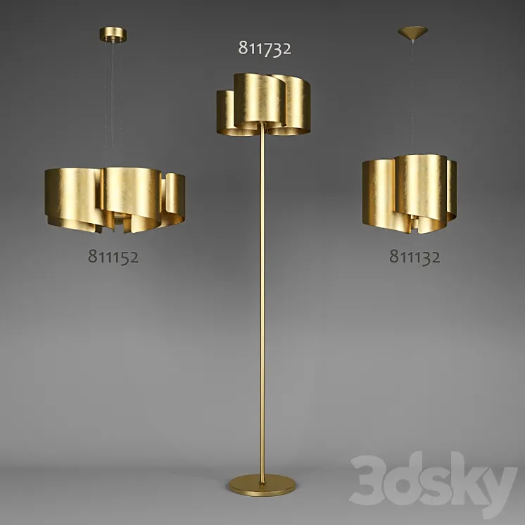 Chandeliers and lamp Pittore lightstar 3DS Max