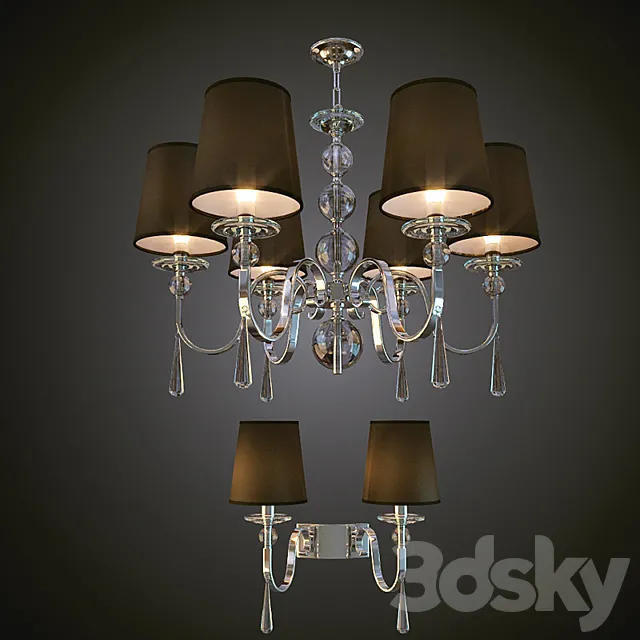 Chandeliers and sconces Newport 3DSMax File