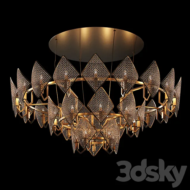 Chandeliers Baga by Patrizia gargandi 3DSMax File