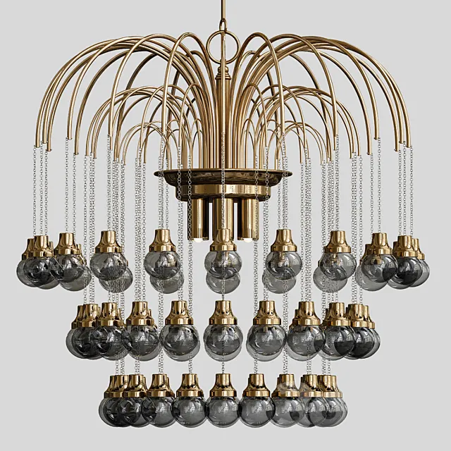 Chandeliers by Paolo Venini 3DSMax File