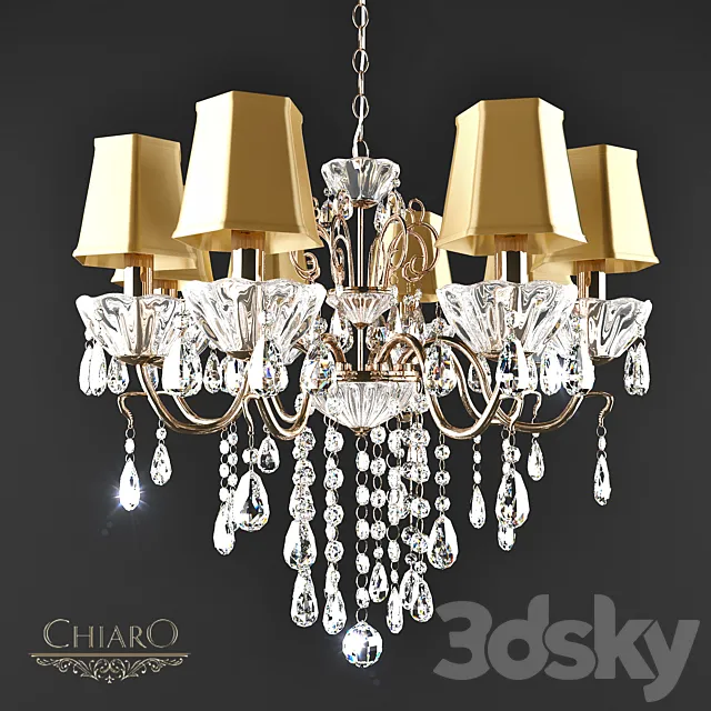 Chandeliers Pendant CHIARO 282010908 3ds Max