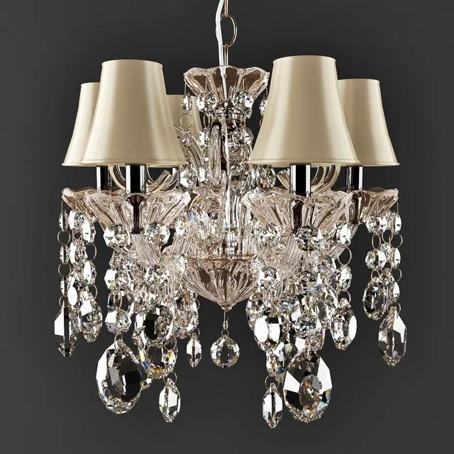 Chandeliers Pendant CRYSTAL LUX SIENA SP6 3dsMax Model