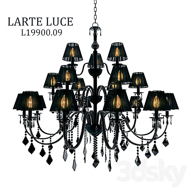 Chandeliers Pendant LARTE LUCE L19900.09 3ds Max