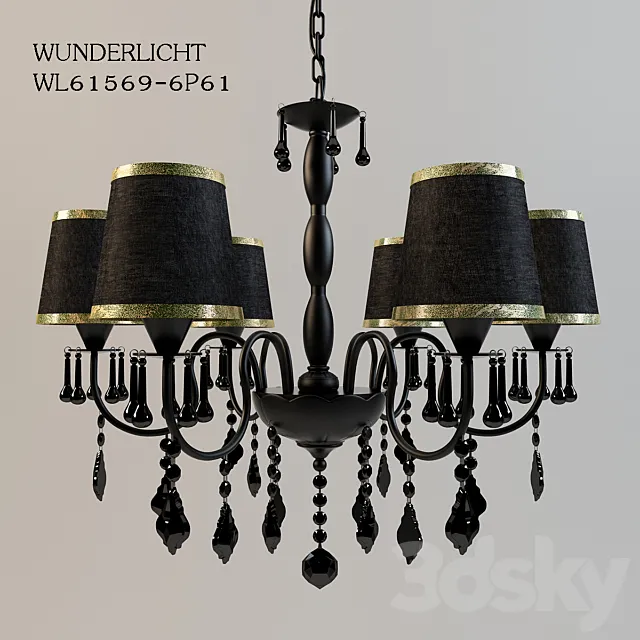 Chandeliers Pendant WUNDERLICHT WL61569-6P61 3ds Max