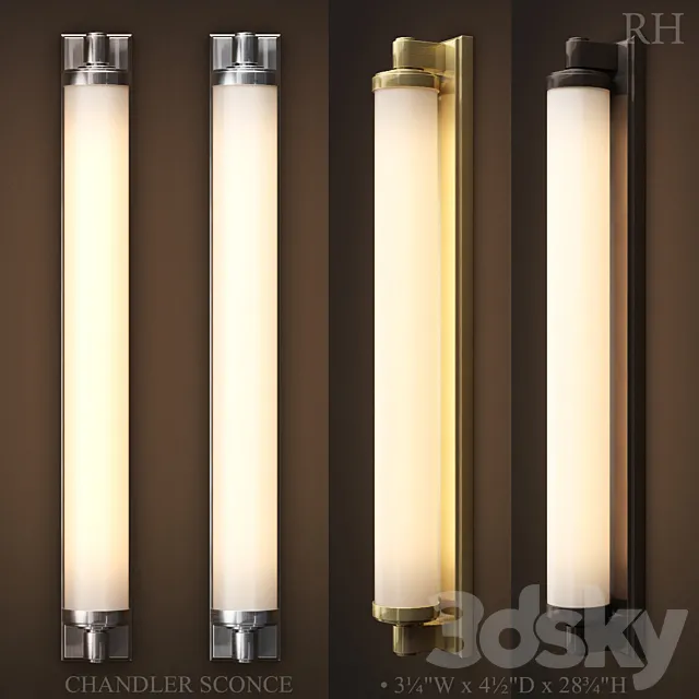 Chandler sconce 3ds Max