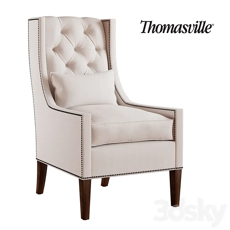 Chandler Wing Chair 3DS Max