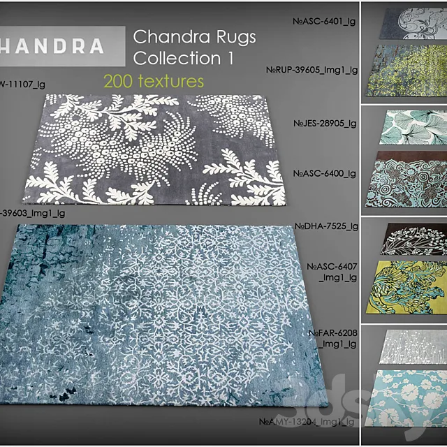 Chandra rugs 3DSMax File