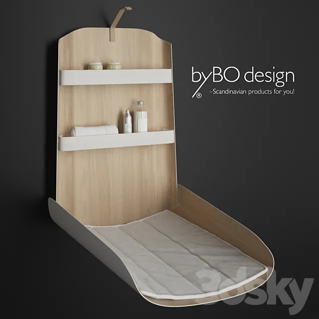 Changing table Wall ByBO Nathi 3DS Max Model