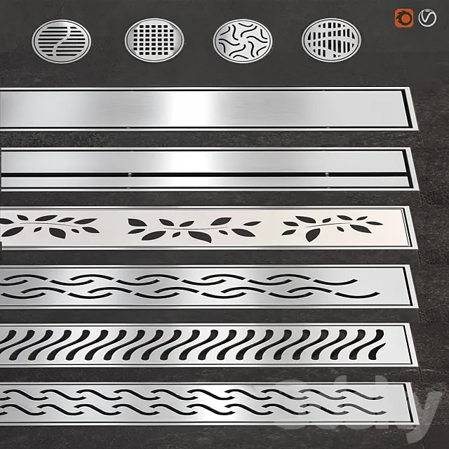 Channels and lattices ACO set 2 3ds Max