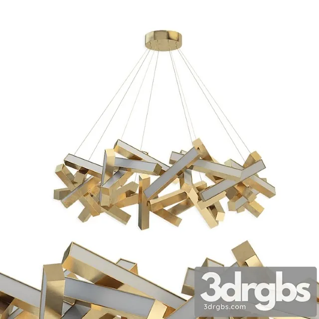 Chaos 31-light led geometric pendant 3dsmax Download