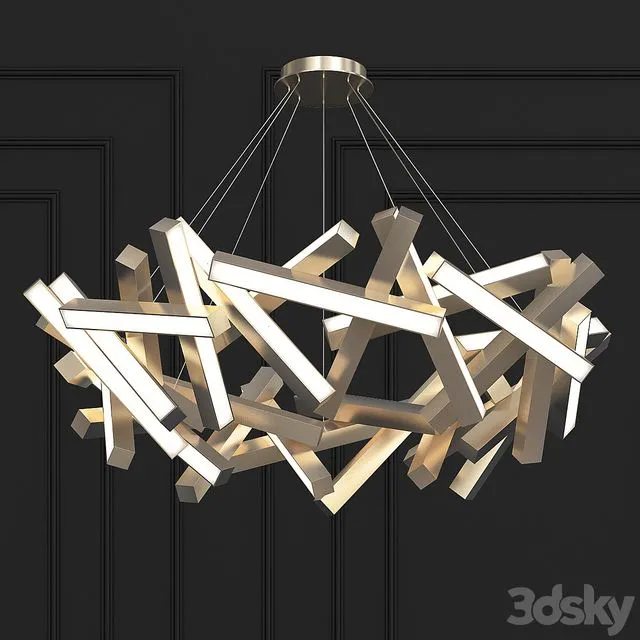 Chaos Chandelier By Modern Forms 3dsMax Model