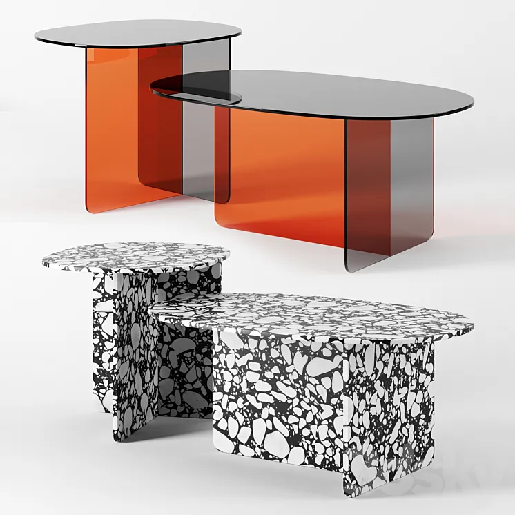 CHAP tables by Miniforms 3DS Max