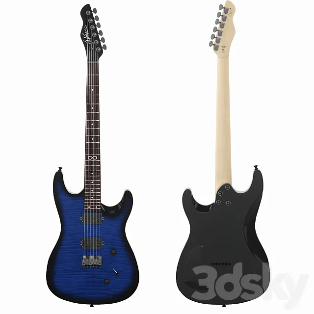 Chapman Guitars ML1 Modern Midnight Sky 3DS Max Model