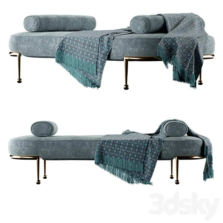 Charade Capsule Daybed by Jonathan Adler 3DS Max