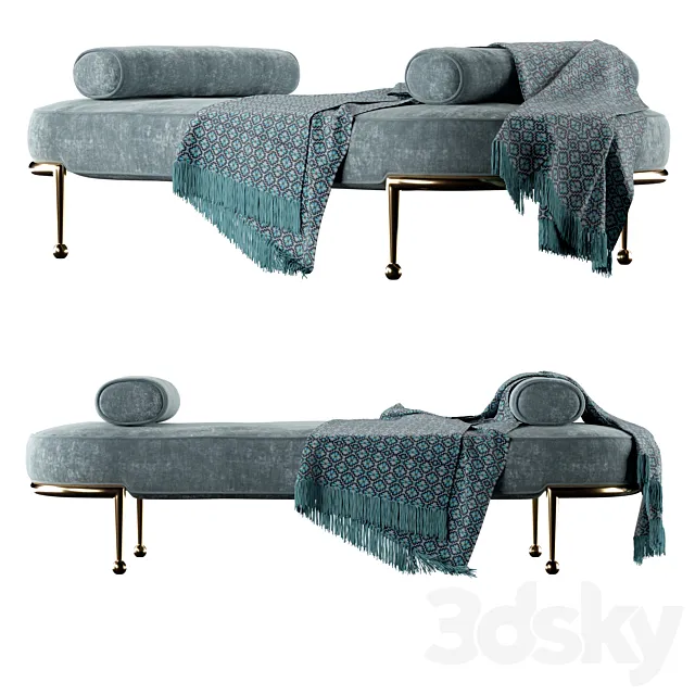 Charade Capsule Daybed by Jonathan Adler 3DSMax File