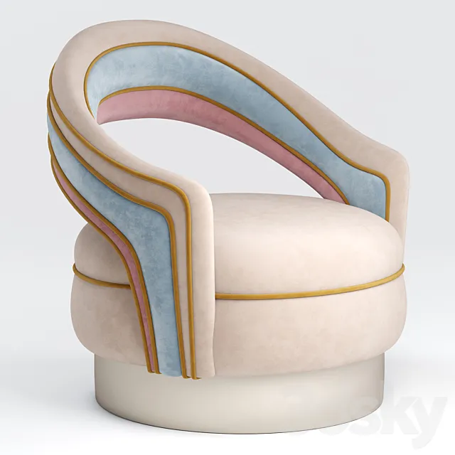 Charisse armchair – Ottiu 3DS Max Model