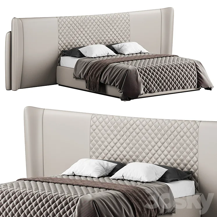 CHARLA XL BED by Luxxu 3DS Max Model