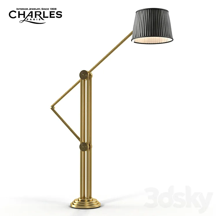 Charles Paris Propylees Floor Lamp L 3DS Max