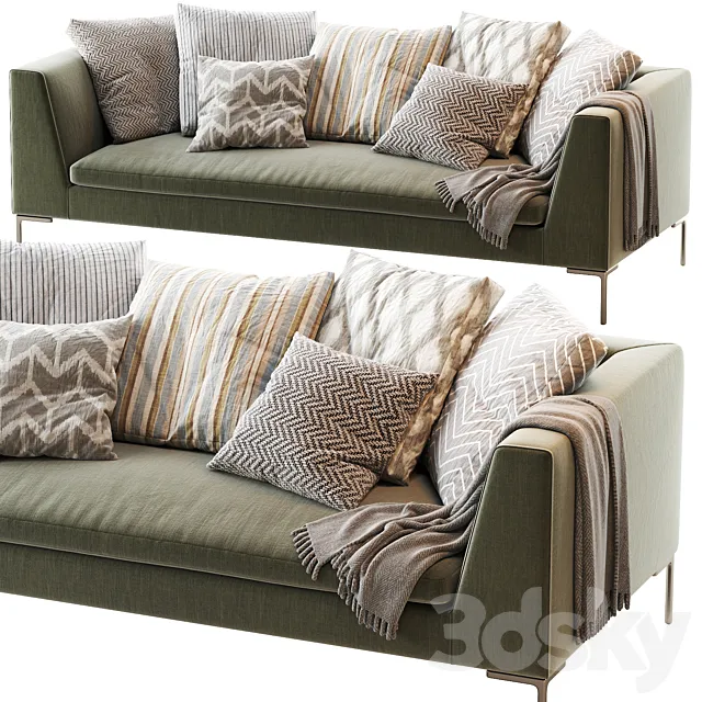 Charles Sofa 3DS Max Model