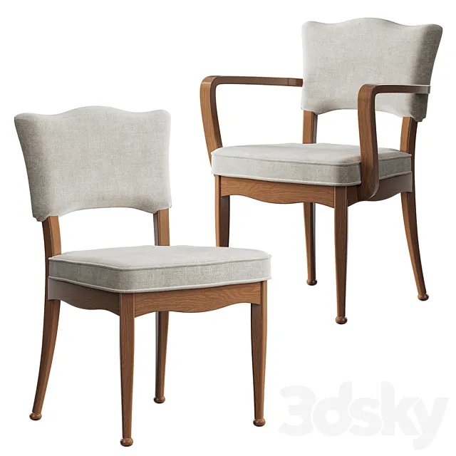 Charleston Dining Chair 3dsMax Model