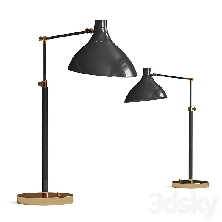 Charlton Table Lamp 3DS Max