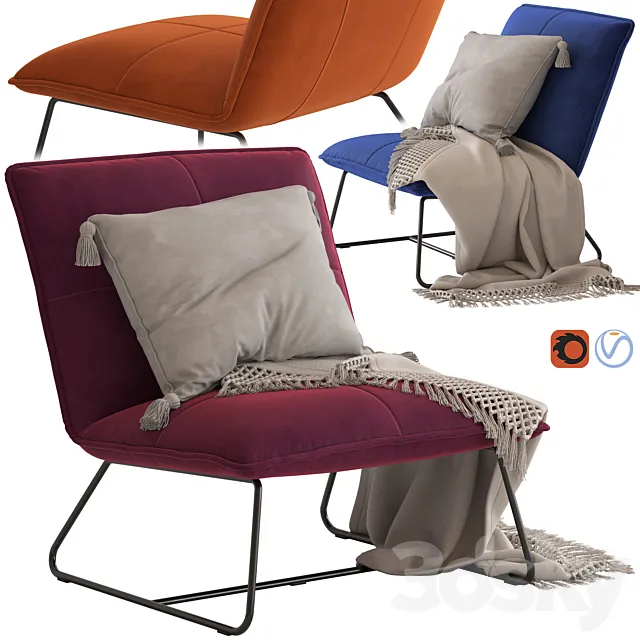 Chartwell Home Freyr Armchair 3DS Max Model