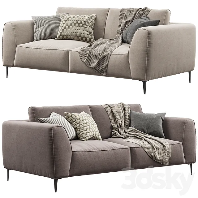 Chateau dAx – Dudy (2-seat fabric sofa) 3DSMax File