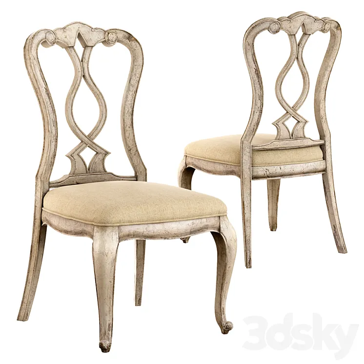 Chatelet Splatback Side Chair 3DS Max