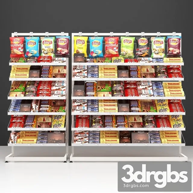 Checkout Racks With Filling 3dsmax Download