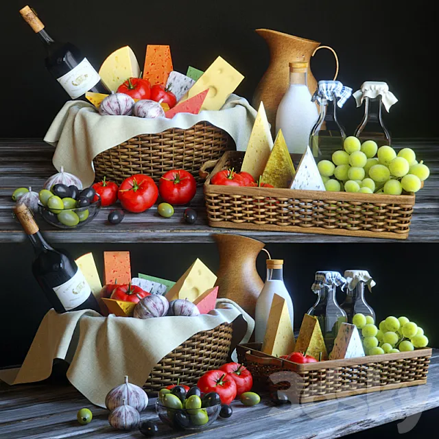 Cheese basket 3DSMax File