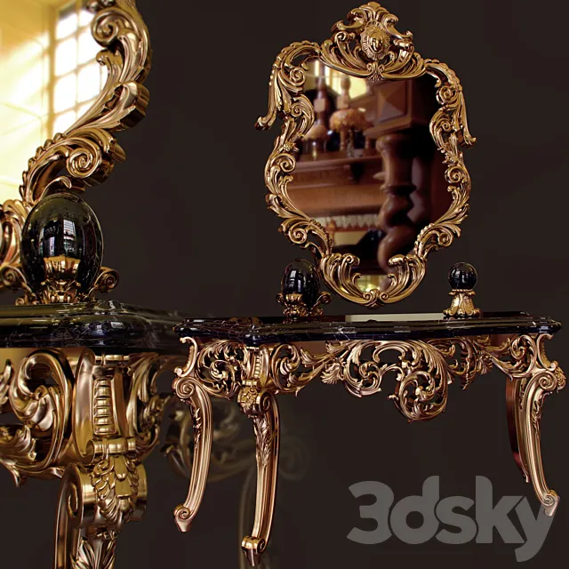 Chelini console 3DSMax File