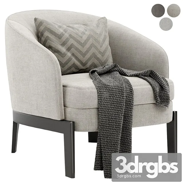 Chelsea fabric armchair by molteni