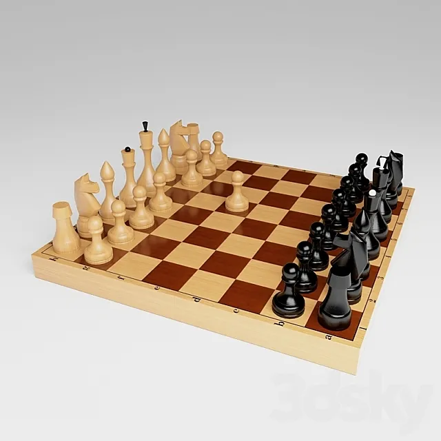 Chess 3DS Max Model