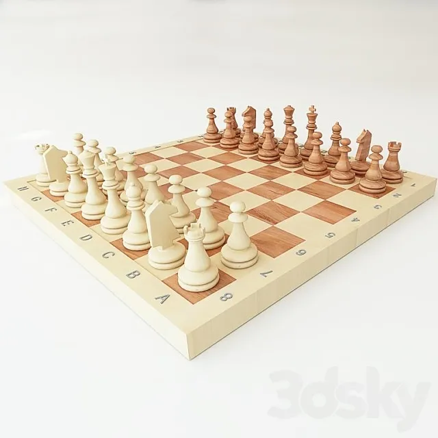 chess 3DS Max Model