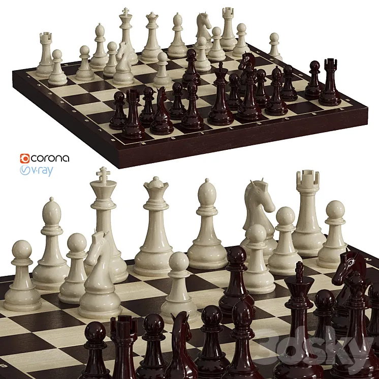 Chess 3DS Max Model