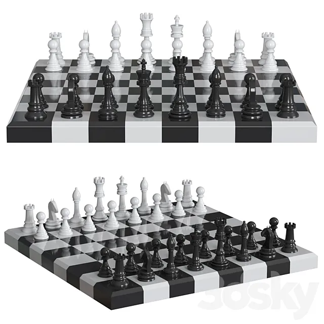 Chess 3dsMax Model