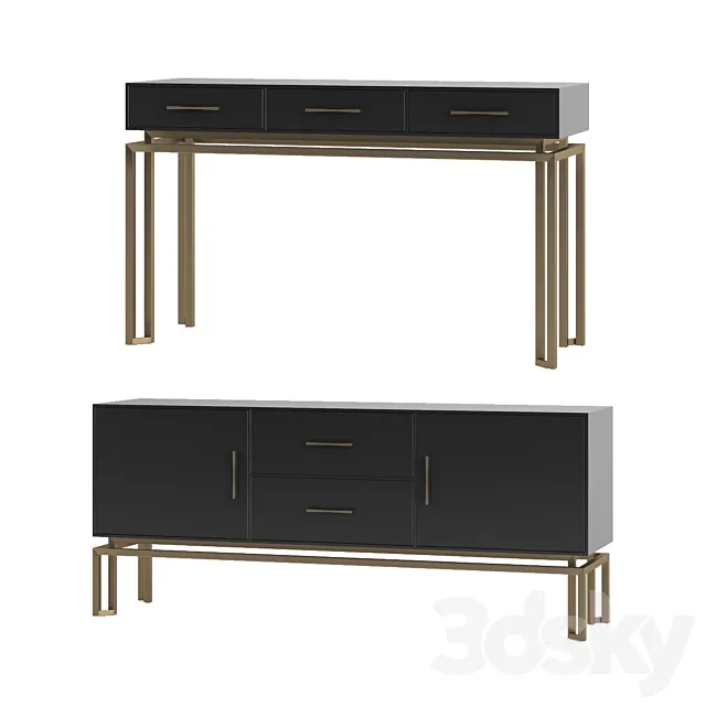 Chest and console Oro Tosconova 3DSMax File