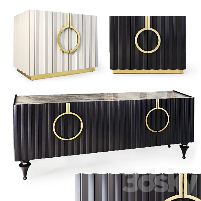 Chest and nightstand Lora. Nightstand. sideboard by Evmoda 3DSMax File