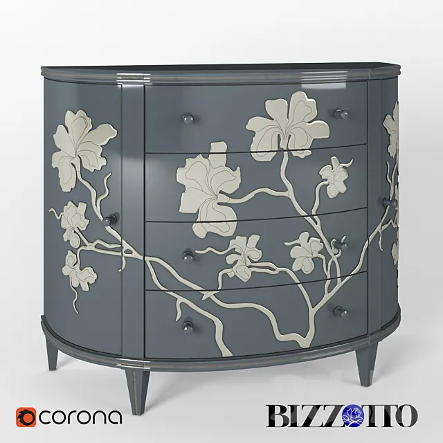 Chest bizzotto Iris art. 925 3ds Max