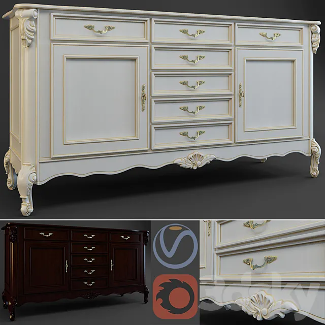 Chest CAVIO Benedetta 3ds Max