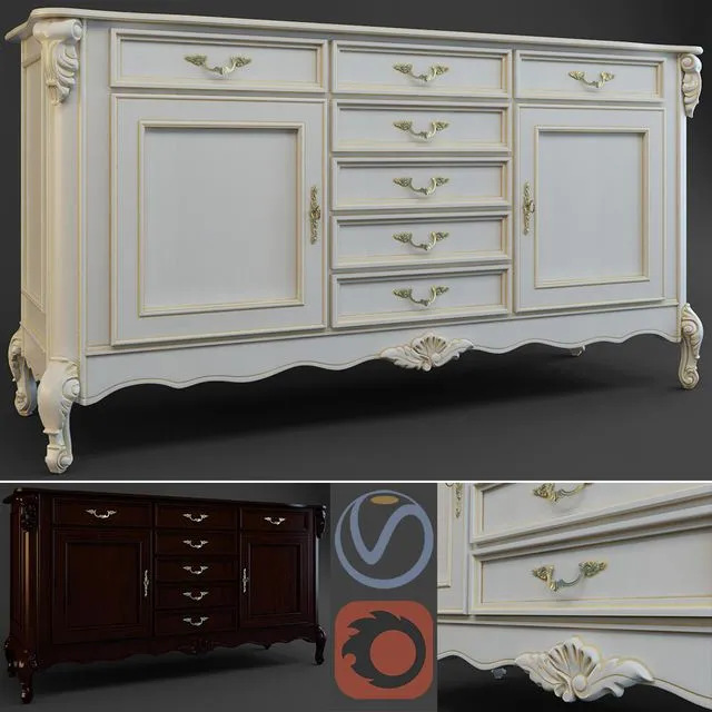 Chest CAVIO Benedetta 3dsMax Model