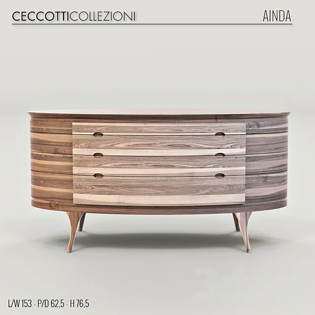 Chest Ceccotti Ainda 3DS Max Model