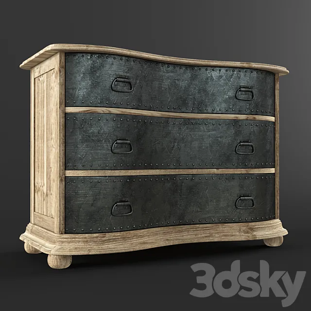 Chest Dialma Brown DB003584 3DS Max Model