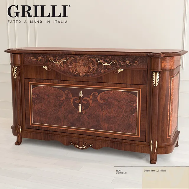 Chest Grilli 1D 3ds Max