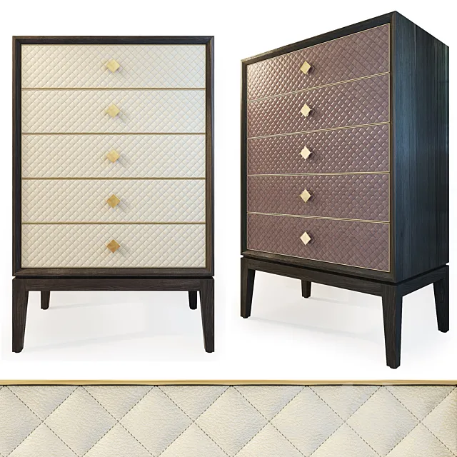 Chest of 6 drawers Laurent dresser. The Sofa & Chair company 3DS Max Model