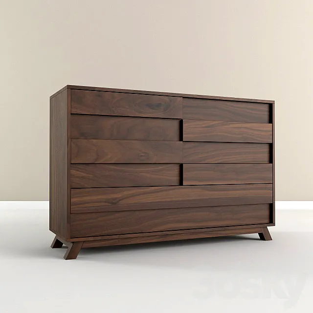 Chest Of Drawer 01 3DSMax File