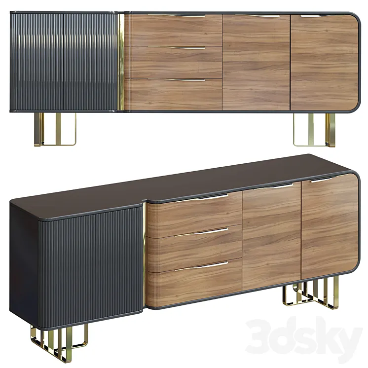 Chest of drawers Adel 3DS Max Model