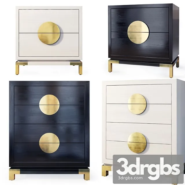 Chest of drawers and bedside table otium. dresser, nightstand by liang & eimil
